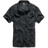 Brandit Textil Roadstar Kurzarmhemd Black / Blue M