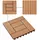 vidaXL Terrassenfliese 30 x 30 cm teak
