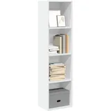 vidaXL Bücherregal Weiß 40x30x152 cm Holzwerkstoff