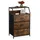 Relaxdays Kommode 96,5 x 61 x 42 cm Braun/Schwarz