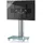VCM Tosal TV-Standfuß silber/Mattglas
