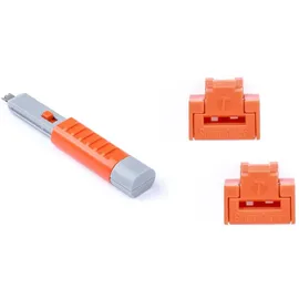 Smartkeeper ESSENTIAL 10x RJ45 Port Blockers+1x Lock Key Basic Orange