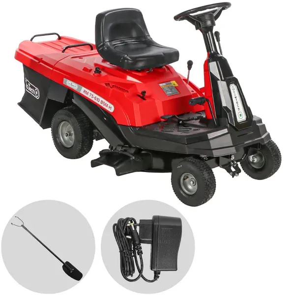 GeoTech RM 75-610 BSM-H  Rasentraktor mit Hydrostatgetriebe  224-ccm-Motor
