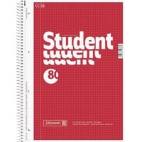 Brunnen Collegeblock Student A4 kariert 80 Blatt (10-67 942)