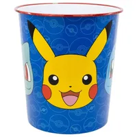 POKEMON JUEGO DE CARTAS Mülleimer Pikachu 10 Lt Abfalleimer für Kinderzimmer mit fröhlichem Design