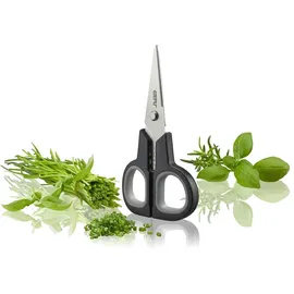 GEFU Botanico Kräuterschere 12,6 cm Edelstahl schwarz