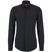 Hugo Slim Fit Business-Hemd Modell Kenno Langarmhemd - Black