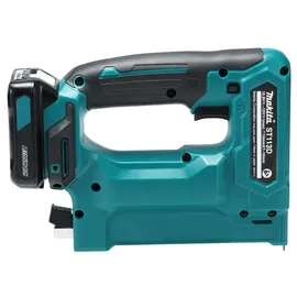 Makita ST113DSMJ Akku-Tacker 10,8 V, 2 Akkus, Klammerbreite 7-10 mm, kurze Bauform, mit LED