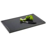 APS 93307 Bar-Schneidebrett 50 x 30 cm mit Ablaufrinne
