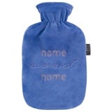 Fashy Wärmflasche 2,0 L mit Bezug "home sweet home", 67416,