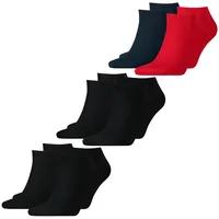 Tommy Hilfiger Herren Sneaker Socken FLAG Sport Baumwolle - 4er 6er 8er Multipack in 39-42 6er Pack