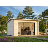 Palmako Ines Slide 3,90 x 3,00 m Naturbelassen