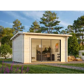 Palmako Ines Slide 3,90 x 3,00 m Naturbelassen