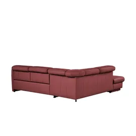 HIMOLLA Ecksofa Leder 9707 ¦ rot ¦ Maße (cm): B: 275 H: 84 T: 245.0