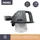 Perel Mini-Aschesauger 600 W 4 l mit flexiblem Schlauch 0,3 m Schwarz/Grau