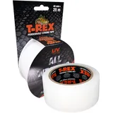 T-Rex All Weather Tape, transparent, 48mm x 25m wetterfest, wasserdicht & hitzebeständig – Extra Starkes Panzertape für Indoor & Outdoor – UV-fest – Ideal für Reparatur von Markisen & Zelte