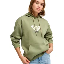 Roxy Surf Stoked Hoodie Brushed Art Grün L