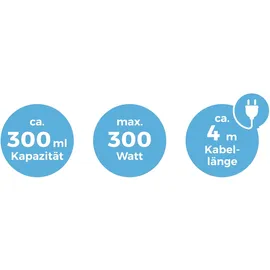 Clean Maxx CLEANmaxx Milben-Handstaubsauger weiß