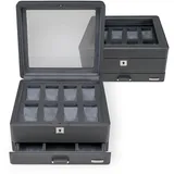 Windrose Tempora - Uhrenkoffer 8 Uhren) 26.5 cm (grau)