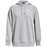 Under Armour Essential OverSized Fleece Hoodie Damen 012 mod gray light heather/white XS