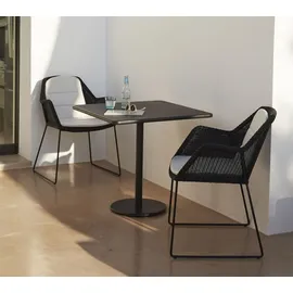 Cane-Line Gartensessel Breeze, Faser Kunststoff Schwarz