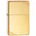 Zippo Sturmfeuerzeug - Vintage, High Polish Brass, Base Model - Nachfüllbar - Wiederverwendbar - Windfestes Design - Geschenkbox - Made in USA