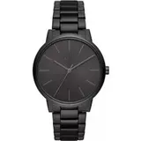 Armani Exchange Uhren - Three-Hand Stainless Steel Watch - Gr. unisize - in Schwarz - für Damen