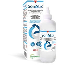Sonotix Oorreiniger voor hond en kat  2 x 120 ml