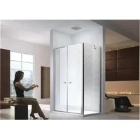 Glaszentrum Hagen Athene Eckdusche mit Pendeltür 80 x 195 cm transparent
