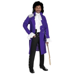 Underwraps Kostüm Purple Prince Popstar Kostüm, Macht Dich zum Prince of Pop der 80er Jahre! lila M-L