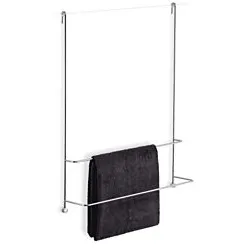 Giese Server Badetuchhalter 11858-02 Befestigung an Glaswand, 2 Badetuchstangen