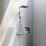 Fortis Spa flat 300 XXL Duschsystem mit Thermostat Chrom 1069972PC