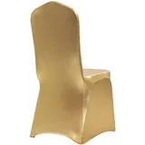 vidaXL Stuhlhusse Stretch Gelb 6er Set
