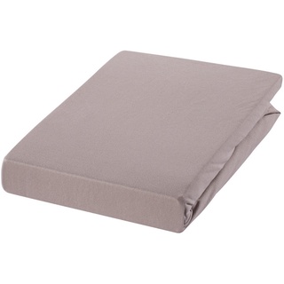 Estella Spannbettlaken Zwirnjersey 6900 90 x 200 - 120 x 220 cm kieselgrau