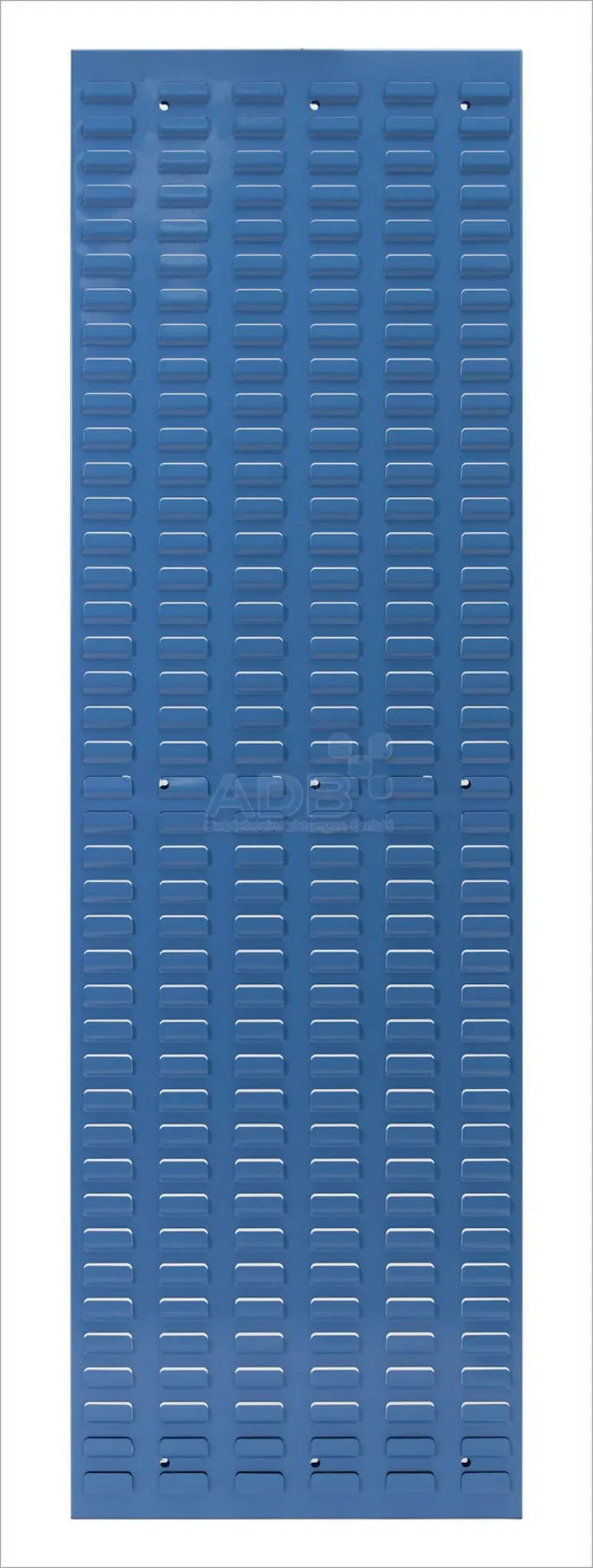 PROREGAL Orthogonale Schlitzplatte | HxB 148,2x45,6cm | Lichtblau