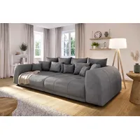s-style möbel BIGSOFA Levana 5 Sitzer Grau Cord-Stoff