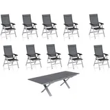 KETTLER Garten-Essgruppe Basic Plus Premium silberfarben