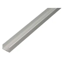 GAH Alberts U-Profil selbstklemmend 24x24,6x1,8 mm Aluminium silber eloxiert 2 m