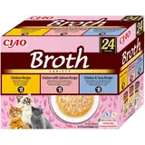 INABA Broth Mix mit Huhn, Lachs 24 x 40 g