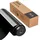 Vevor Vinylfolie Wärmeübertragung Transferfolie (304,8 x 21336 mm), glänzend schwarze HTV-Bügelvinylrolle, kompatibel mit Schneidemaschinen, für verschiedene Materialien T-Shirts Kissen Hüte