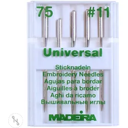 Madeira Stick-Nadeln 5er Packung Stärke 75