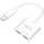 Logilink USB-C Audio Adapter mit 60W PD, white