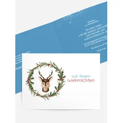 Einladungen Weihnachtskarten selbst gestalten mit Spruch und Fotos im Onlinedesigner bei Meine-Kartenmanufaktur.de