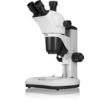 Bresser Mikroskop Science ETD-301 7-63x Trino Zoom Stereomikroskop mit hohem Arbeitsabstand (100mm) und Kameraanschluss, 5806300