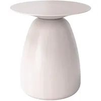 Kayani Beistelltisch, Weiß, Holz, 32.5x34x32.5 cm, Wohnzimmer, Wohnzimmertische, Beistelltische