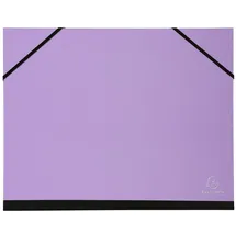 Exacompta 25660E Aquarel Zeichenmappe mit 2 Gummizügen, innen schwarzes Papier, Rücken aus Leinen, 28x38 cm - Format zum Abheften B4 (250 x 353 mm) - 1 Stück Zufallsfarbe