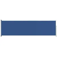 vidaXL Seitenmarkise Ausziehbar 180 x 600 cm Blau