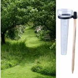 Kunststoff-regenmesser, Praktisch, Hochwertig, Großes Display, Transparente Regenmesser Für Den Außenbereich, Robust Und Einfach Zu Bedienen, Regenmesser Für Garten Und Außeneinsatz, Kapazität