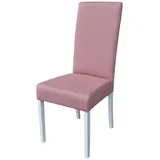 Xlmoebel Esszimmerstuhl Holzstuhl in elegantem Rosa mit bequemer Lehne (Einzelstuhl), Hergestellt in Europa rosa