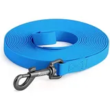 LuxusKollektion Schleppleine Schleppleine Hund wasserdicht Karabiner 10m 20m 15m Blau blau